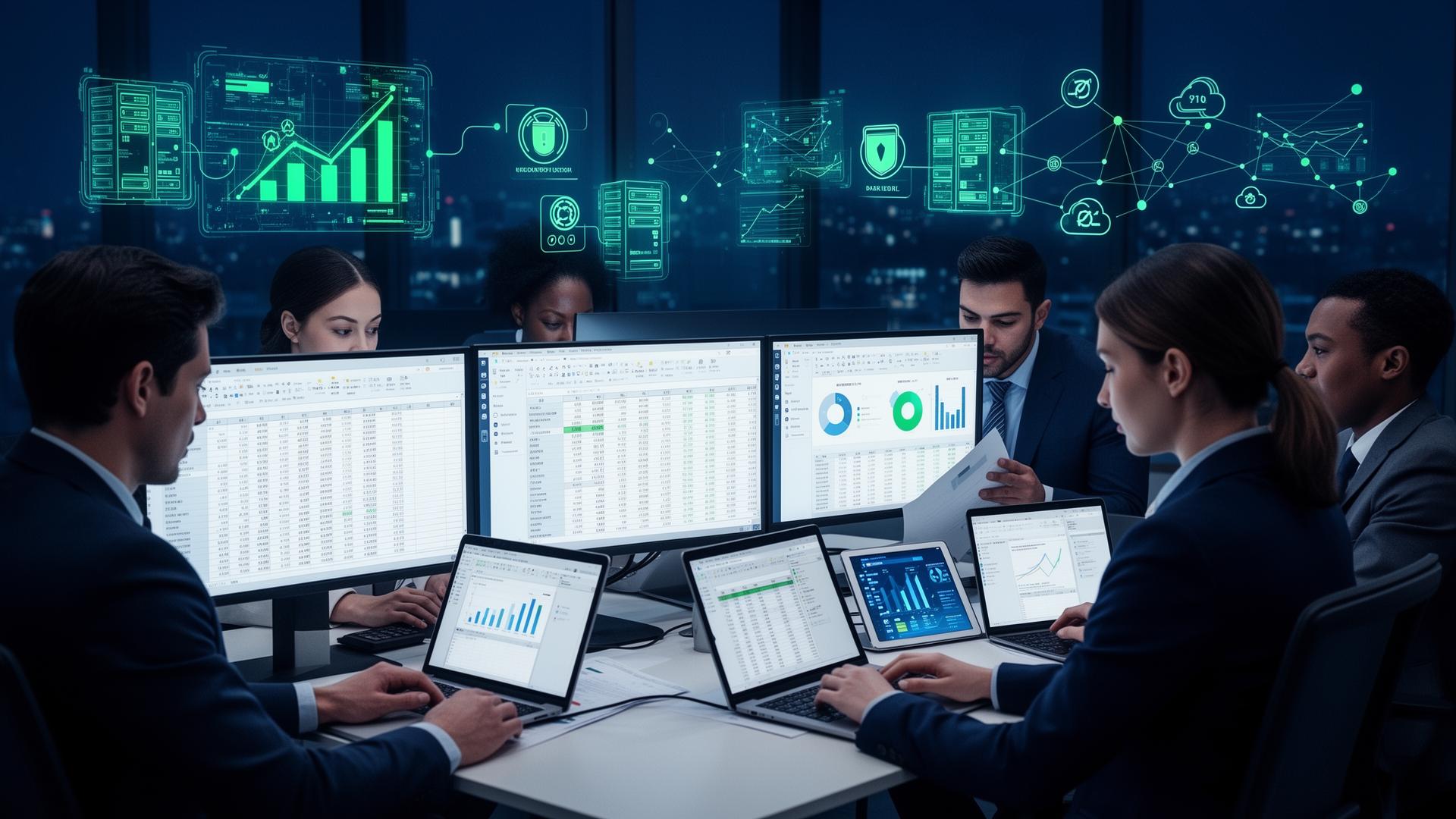 Dashboard de monitoramento de TI para escritório contábil